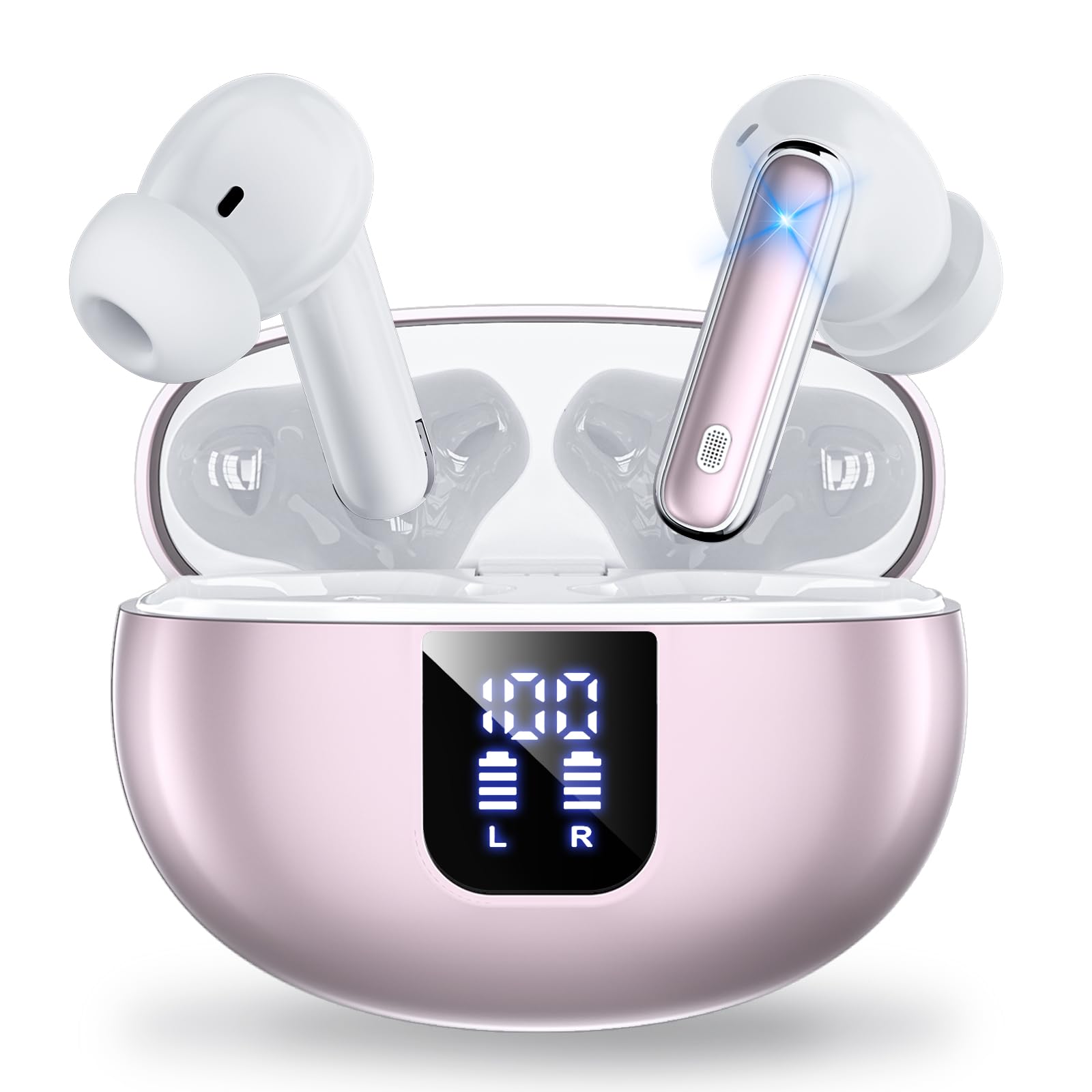 Amazon.co.jp: イヤホン Bluetooth ワイヤレスイヤホン AIスマート